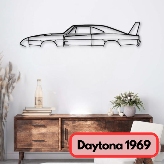 Décoration murale métal Daytona 1969