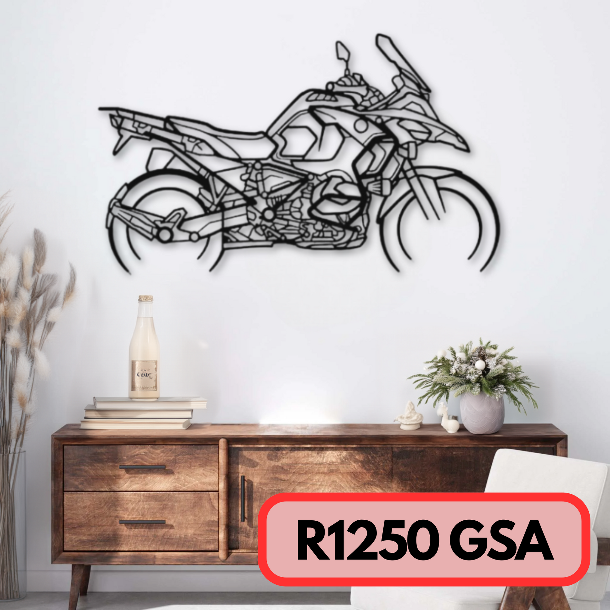 Décoration murale métal R1250 GSA