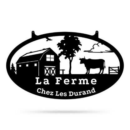 Panneau Ferme Métal