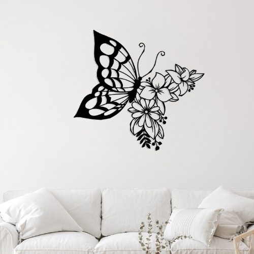 Décoration Murale Papillon Métallique
